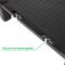 Mind Reader Black Adjustable Plastic Monitor Stand